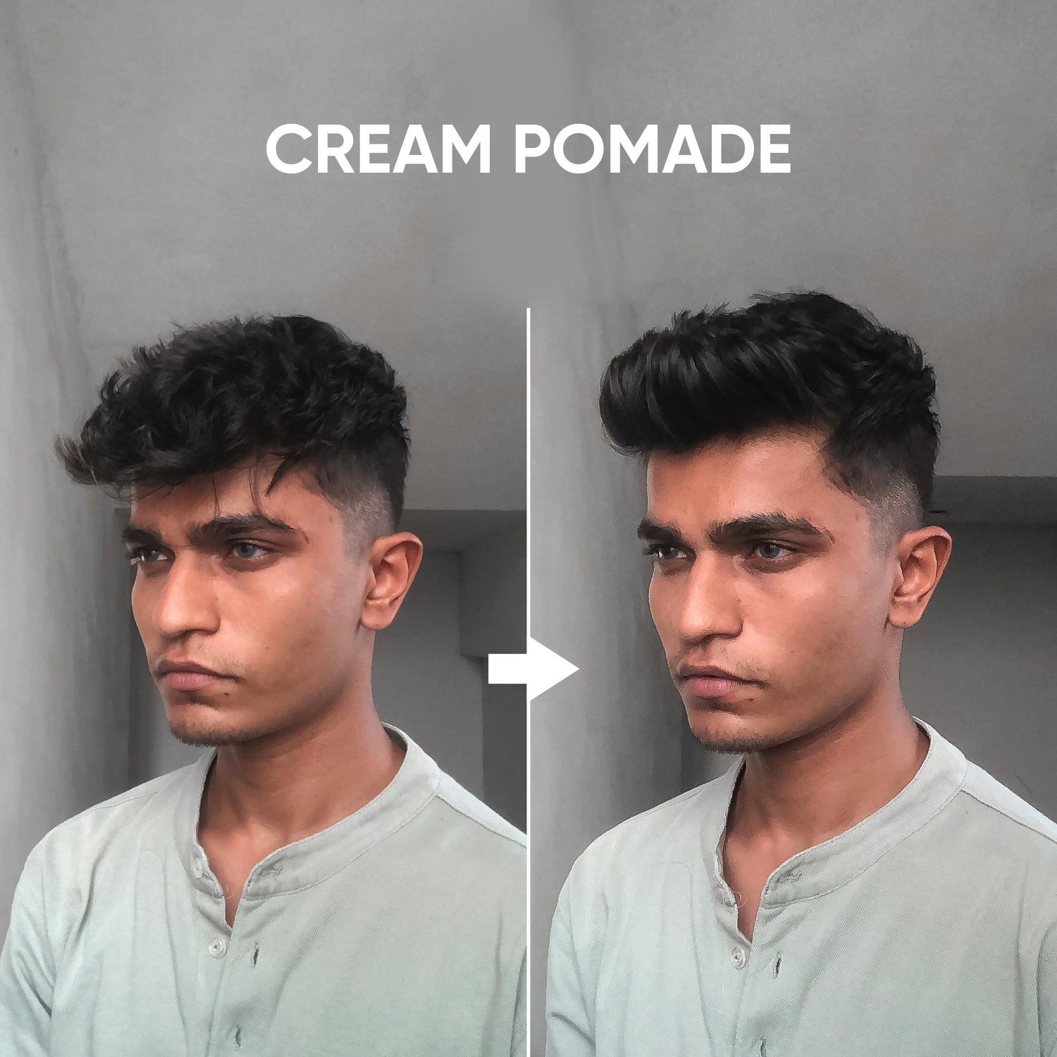 dasher pomade before after 