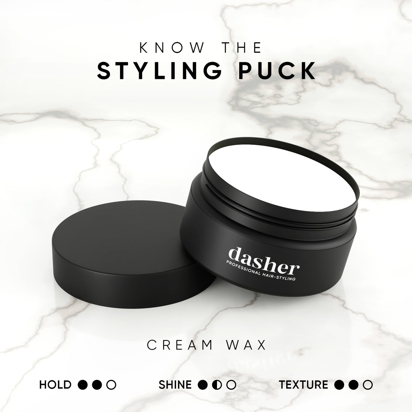 Cream Wax | Medium Hold - Natural Shine