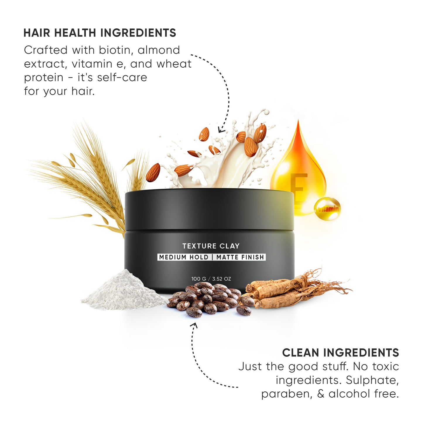 dasher texture hair clay ingredients image