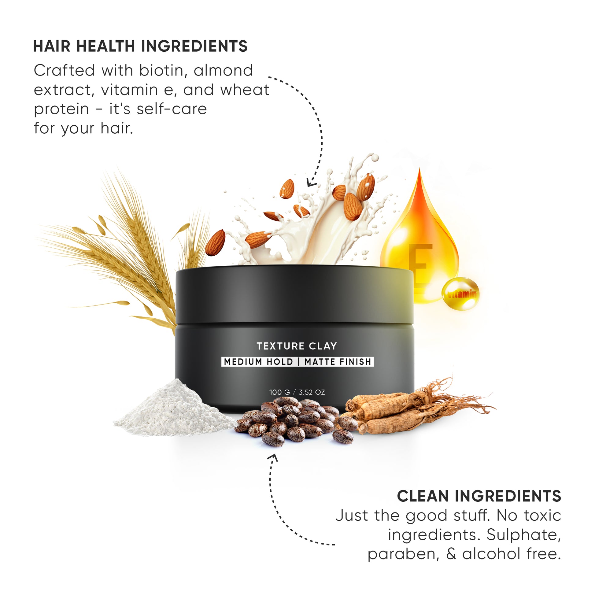 dasher texture hair clay ingredients image
